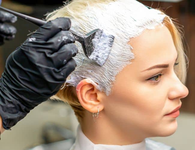 how to tone down blonde hair with ashy hair dye