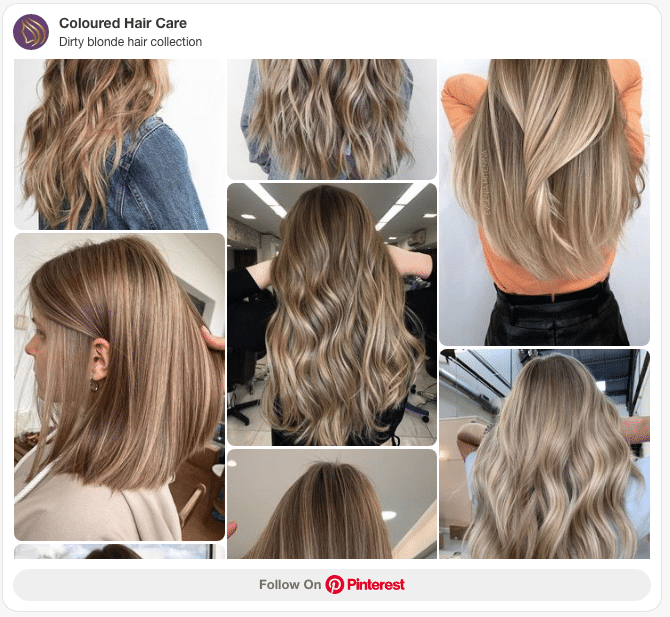 dirty blonde hair color collection pinterest board