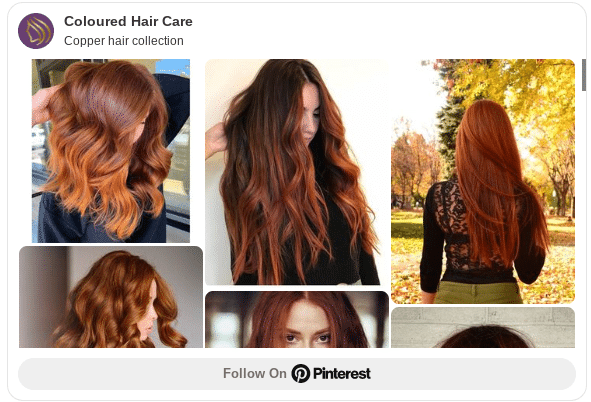 copper red hair color ideas pinterest board