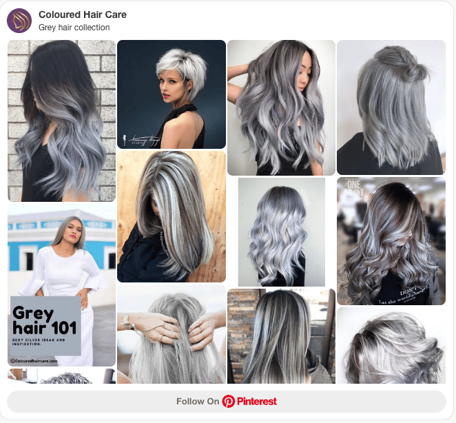 gray hair ideas pinterest board